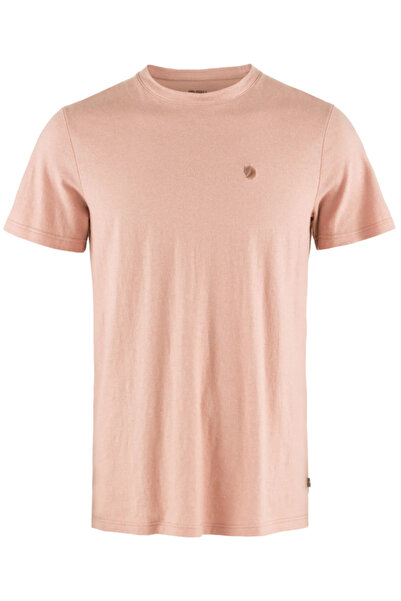 Fjallraven Ανδρικό Hemp Blend T-shirt Ροζ 12600215-302 CHALK ROSE
