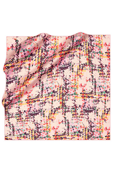 Cacharel Light Pink 90X90 Silk Twill Scarf