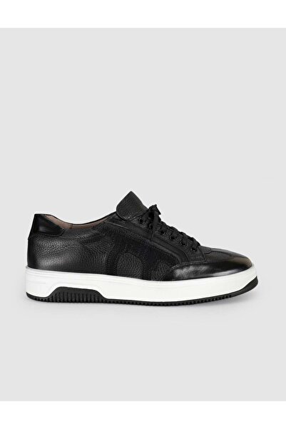 Cabani Premium Leather Black Men's Sneaker