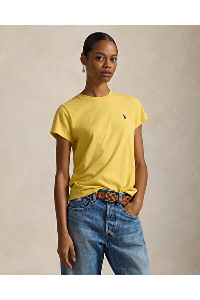 Ralph Lauren Black Label Klasik Kesim Pamuklu Jersey Bisiklet Yaka Tişört