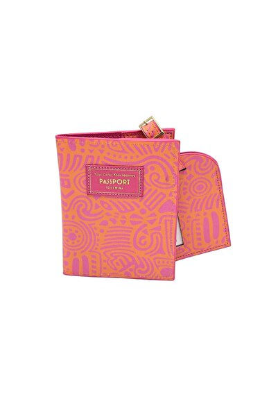 Solemina Patterned Passport Cover and Luggage Tag Travel Set