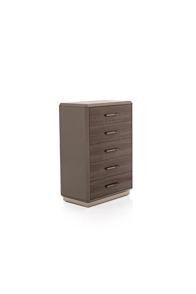 Midas Furniture WOODEN CHEST OF DRAWERS 85X47X120 CM BROWN