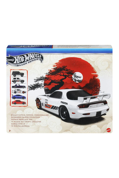 HOT WHEELS Seria Silver Străzi din Japonia Pachet de 6