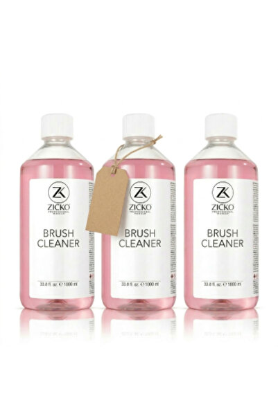 ZICKO STUDIO PACK – Professional Makeup Brush Cleaning Solution 3 × 1000 ml
