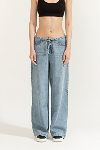 Dkny Mid Rise Flowy Relax Kadın Jean Pantolon Çok Renkli
