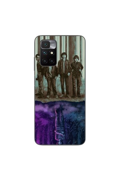 OEM Θήκη συμβατή με Xiaomi Redmi 10 από σιλικόνη gel TPU με σχέδιο Stranger T...