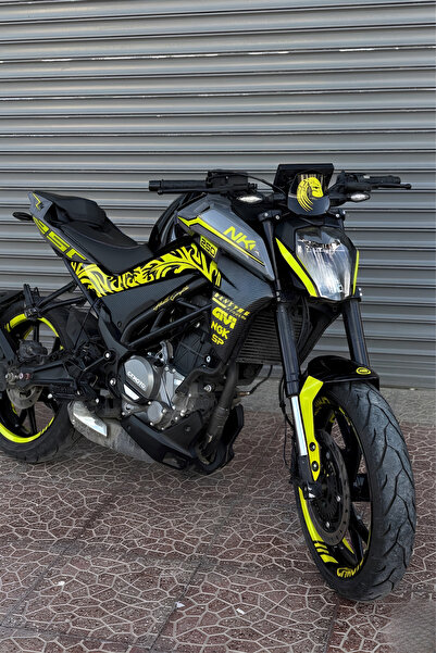 Banxtre CFMOTO NK250 için Tribal Detaylı Komple Jant ve Grenajlar için Sticke...