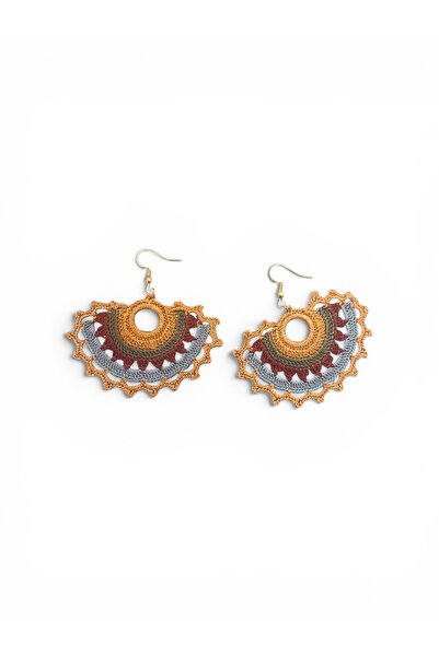 Pafuli Hand Knitted Ethnic Earrings