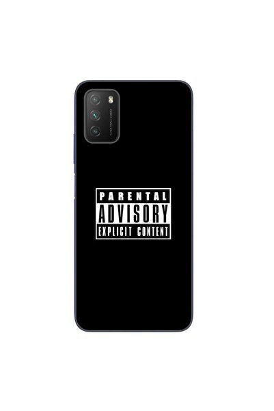 OEM Husa compatibila cu Xiaomi Poco M3 Silicon Gel Tpu Model Parental Advisory
