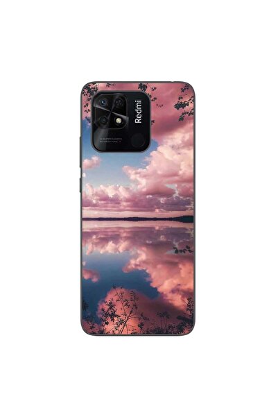 OEM Husa compatibila cu Xiaomi Redmi 10C Silicon Gel Tpu Model Pink Clouds