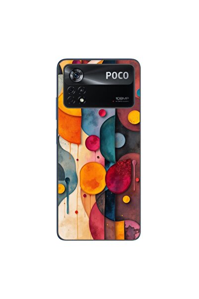 OEM Case compatible with Xiaomi Poco X4 Pro Silicon Gel Tpu Pattern Abstract ...