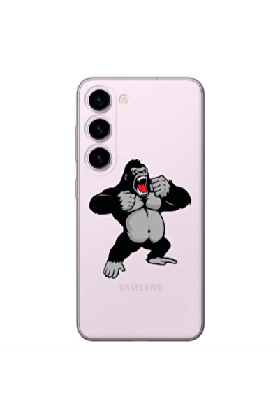 Other Samsung S23 Angry Gorilla2 Transparent Silicone TPU Θήκη