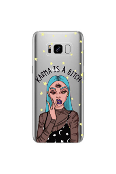 Other Samsung S8 Plus Karma is a bitch Transparent Silicone TPU Θήκη