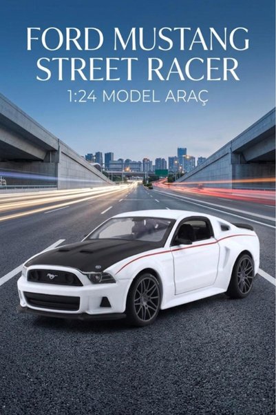 Tıfıl Toys Maisto Lisanslı Metal Ford Mustang Street Racer 2014 1:24 Kapıları...