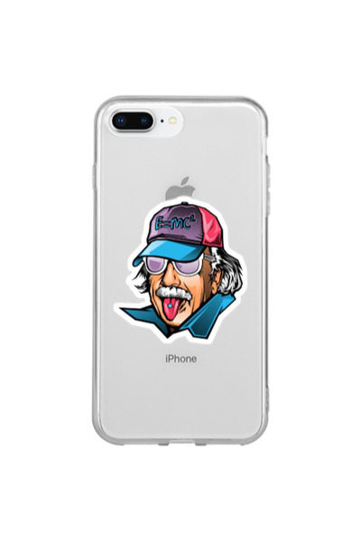 Other Apple iPhone 7 Plus Einstein Transparent Silicone TPU Θήκη