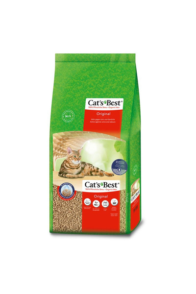 Jrs Cat's Best Original hygienic cat litter, organic fibers, 40L, 17.2kg
