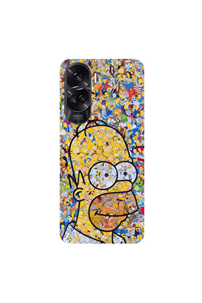 Other Honor 90 Lite 5G Simpsons Transparent Silicone TPU Θήκη
