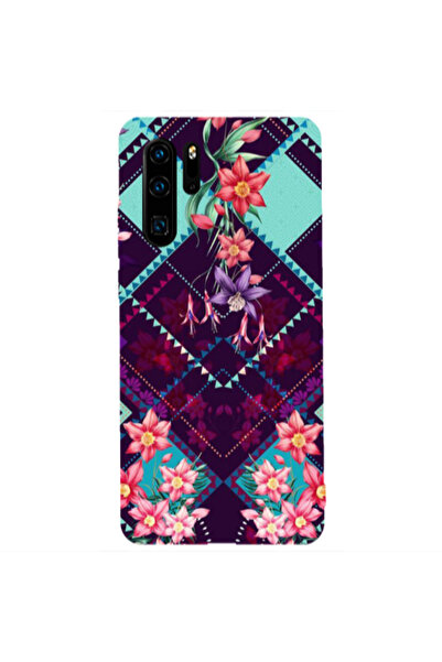 Other Huawei P30 Pro Checkered flowers Transparent Silicone TPU Θήκη