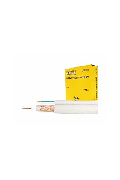 zutech Cablu coaxial RG 59+2 x 0.50 mm 2 camere Cupru