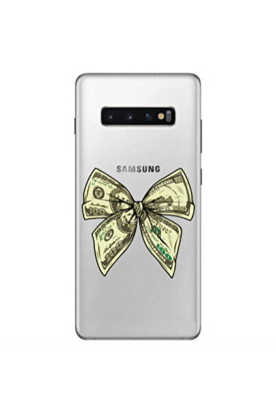 Other Samsung S10 Plus Bowtie Dollars Transparent Silicone TPU Θήκη