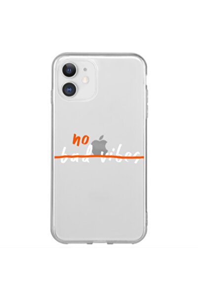 Other Apple iPhone 12 Mini No bad vibes 2 Transparent Silicone TPU Θήκη