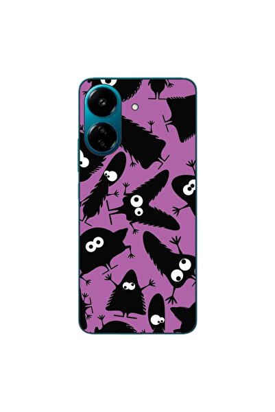 OEM Case compatible with Xiaomi Redmi 13C 4G Silicone Gel Tpu Black Monsters ...