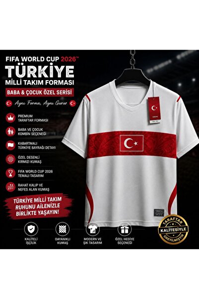 ATLAS SPOR FIFA World Cup 26 Türkiye Forması - 2026 Dünya kupası Milli Takım ...