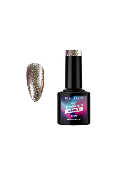 Elixir DIAMOND SEMI GEL (ΗΜΙΜΟΝΙΜΟ BΕΡΝΙΚΙ) - 1229 (LAGUNA Yellow) 8ML