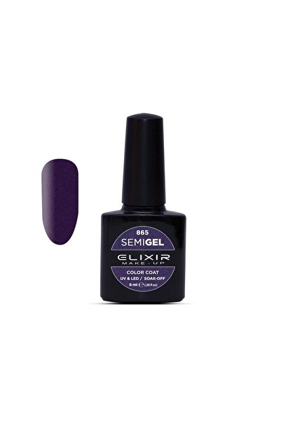 Elixir SEMI GEL (ΗΜΙΜΟΝΙΜΟ ΒΕΡΝΙΚΙ) - 865 (METALLIC JAPANESE VIOLET) 8ML