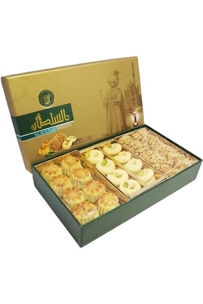 ALSULTAN SWEETS Sultan Nawaft Confectionery Box 400g - Premium Arabic Sweets ...