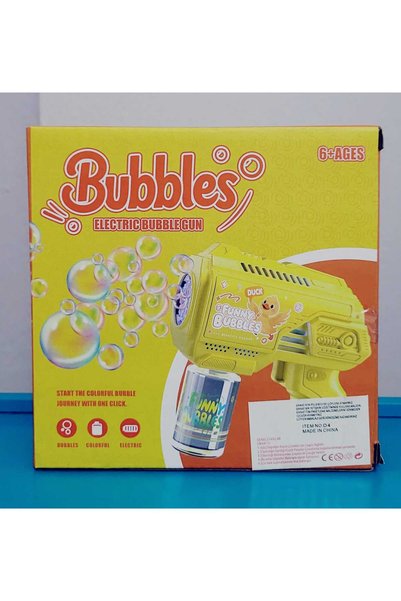 Bubbles Köpük Baloncuklu Işıklı Pilli Tabanca