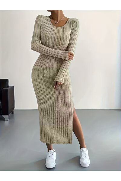 Iuliashop Rochie midi Felipa bej - M