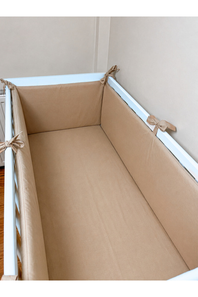 BABYNENA 4 Piece Crib Side Protection Set, Compatible with 60X120 cm Cribs, 4...