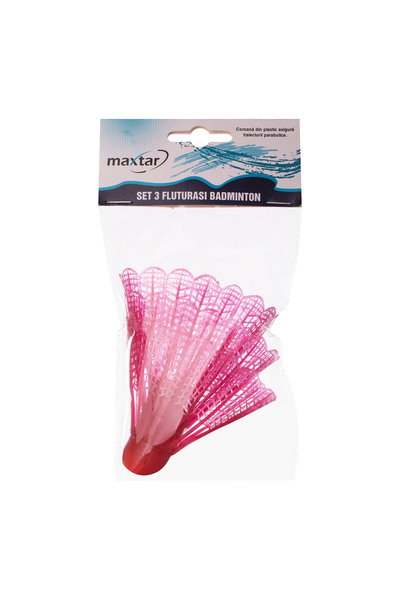Maxtar Set 3 Fluturasi Badminton 0.01 kg rosu