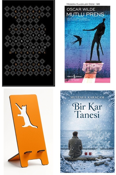 TÜRKİYE İŞ BANKASI KÜLTÜR YAYINLARI Night Walk + Happy Prince + Phone Holder ...