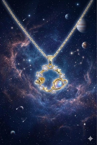Rafal Shiny Zircon Remy Chain in Gold Plating – Elegant Women's Necklace with Luxurious Design – High-End Accessory for Occasions and Gifts