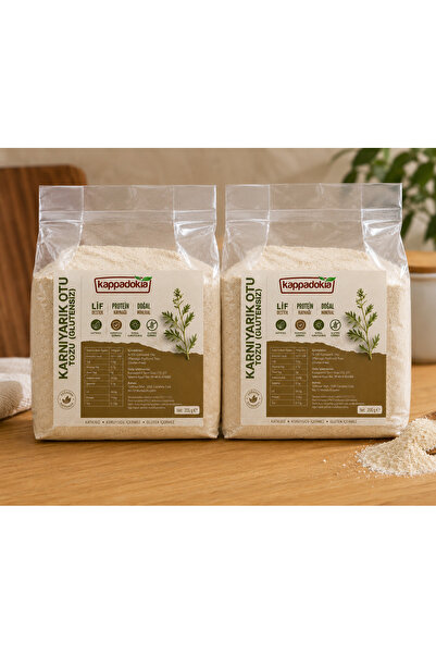 KAPPADOKİA Glutensiz Karnıyarık Otu (Psyllium) Tozu 200 g - 2'li (200 g x 2)