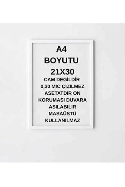 VKFCENTER 6 Pcs A4 21X30 Photo Frame Diploma Certificate Frame