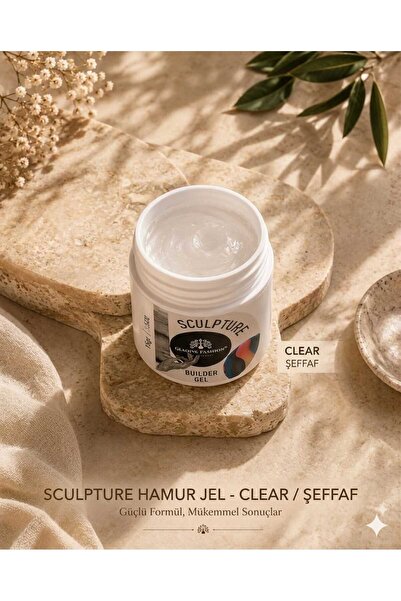 Sculpture Hamur Jel Non-Stick Şeffaf (15 Gr) – Protez Tırnak Kolay Şekillenen...