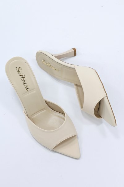 kajal ayakkabı SUP 3750 İnce Topuklu Stiletto Terlik