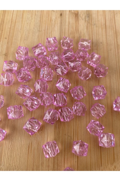 Lorin hobi 10 mm Acrylic Bags, Wallets, Pendants, Jewelry Beads 100 Gr Approx...