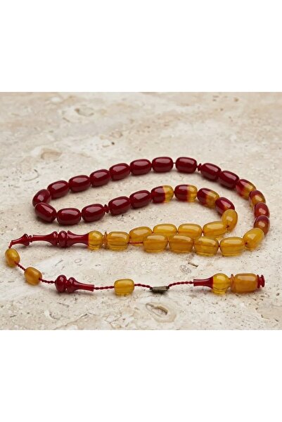 BlackCraft Double Color Fire Amber Rosary