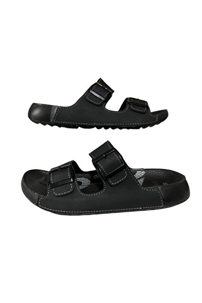 ALC 50651 Men's Anatomical Sole Daily Slippers with Stylish Buckle, Comfortab...