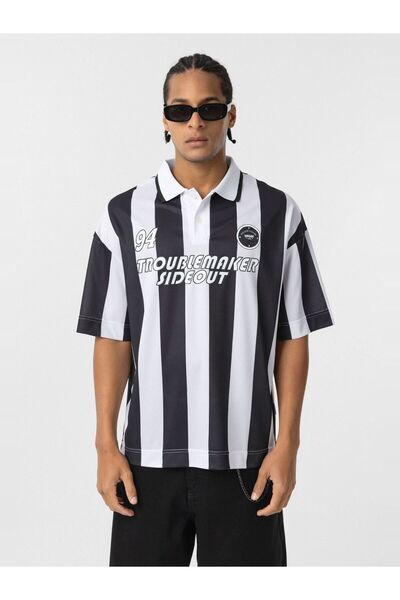 S13 Store Tricou oversize cu guler polo