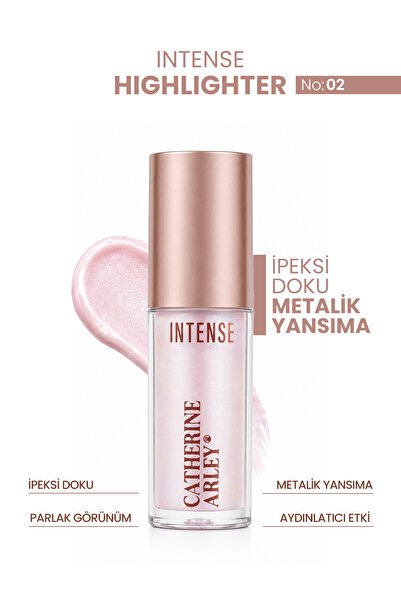 Catherine Arley INTENSE GLOW TOUCH LIQUID HIGHLIGHTER PINK PEARL 5 ML 02