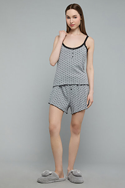 R&B Polka Dots Shorty Pyjama Set