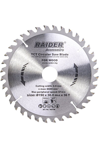Raider Disc pentru fierastrau circular 1903630mm
