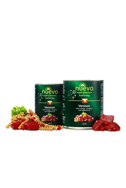 nuevo Hrană umedă pentru câini adulți, Căprioară, 6 x 400g/Cutie