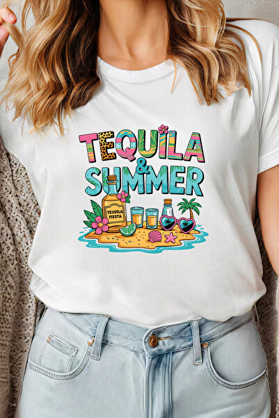 Sarah's Boutique Women's T-shirt – 100% cotton – Tequila Summer