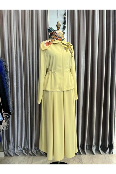 Modario Hale Lora Skirt Suit - Lemon Yellow - 2